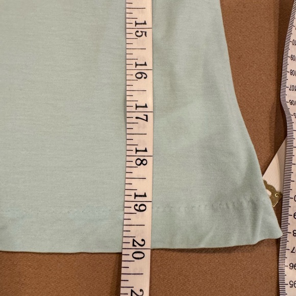 Banana Republic Light Green Stretch T-Shirt- Size X-Small - Picture 8 of 8
